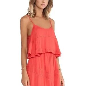 Lovers + Friends Paradise Bay Tiered Mini Dress